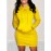 Women's Drawstring Long Sleeve Pocket Active Dress, Solid Color Hooded Casual Sports Dress, Women's Activewear